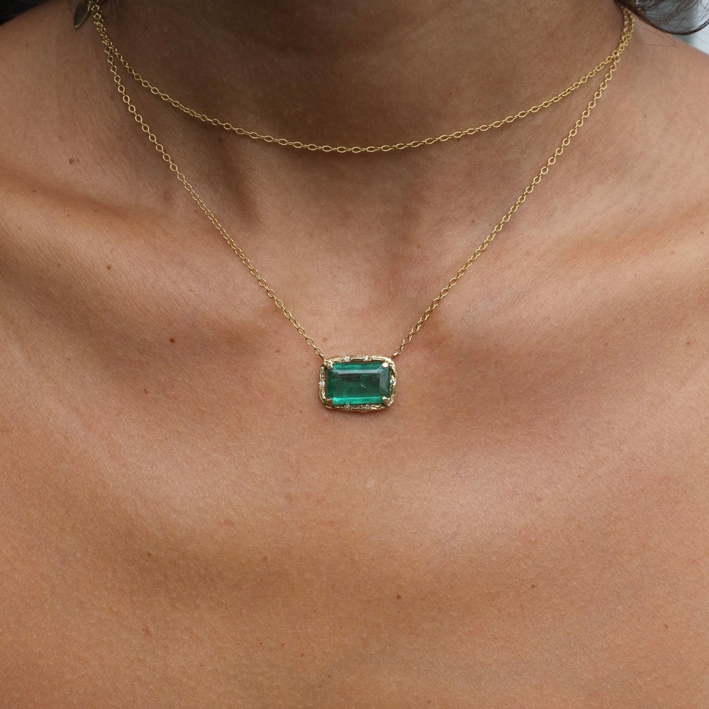 Emerald Light Necklace
