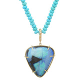 Aqua Opal Necklace