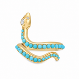 Turquoise Snake Ring