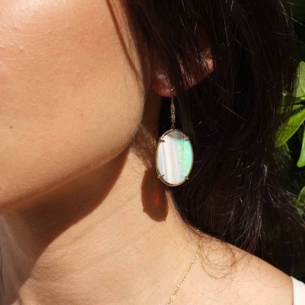 Opal Earrings