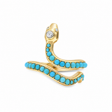 Turquoise Snake Ring
