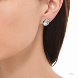 Moonstone Round Studs