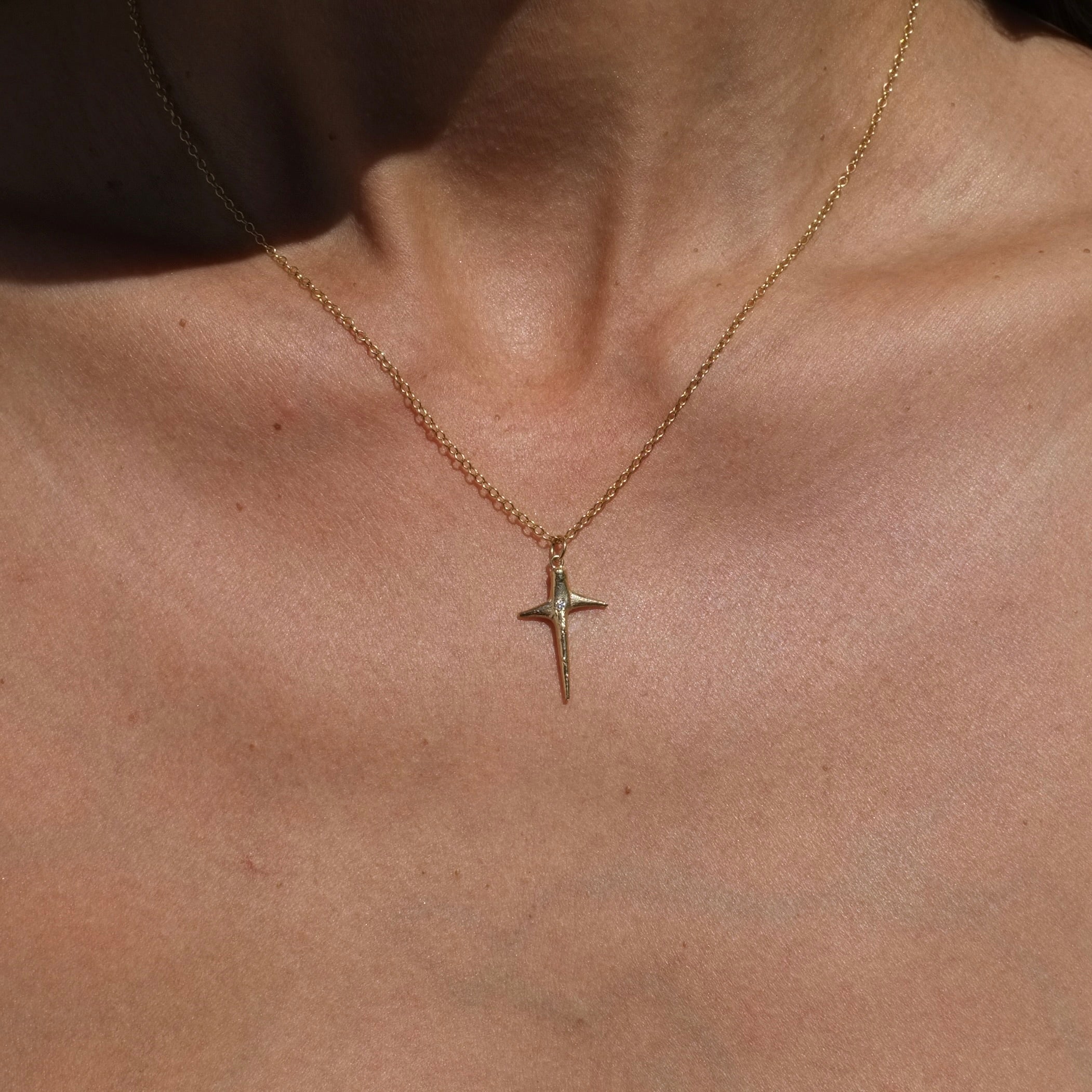 Mini Thorn Necklace | 14k Gold Jewelry | Elisabeth Bell