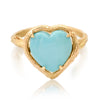 Turquoise Heart Ring