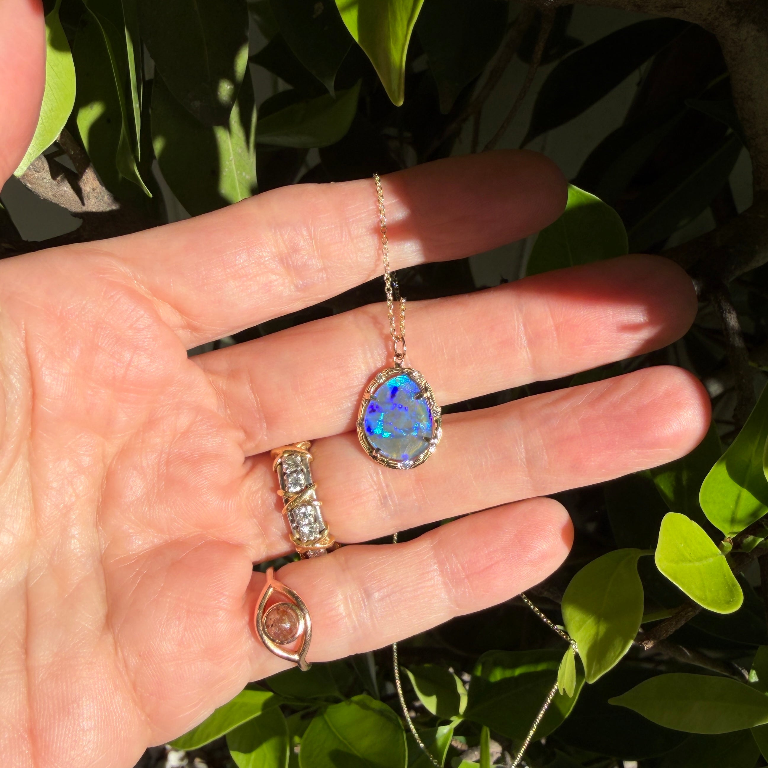 Celestia Opal Necklace