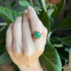 Sapphire Emerald Ring