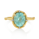 Aqua Tourmaline Ring