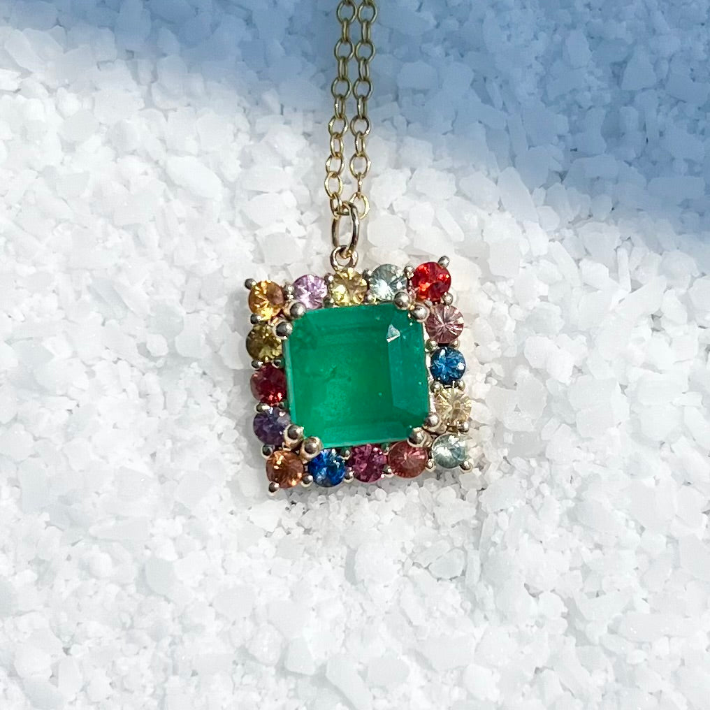 Emerald Candy Necklace