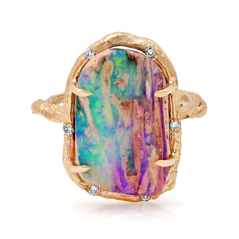 Lilac Swirl Ring