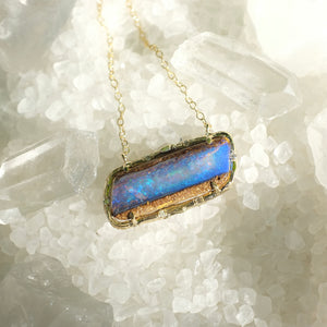 Stardust Opal Necklace