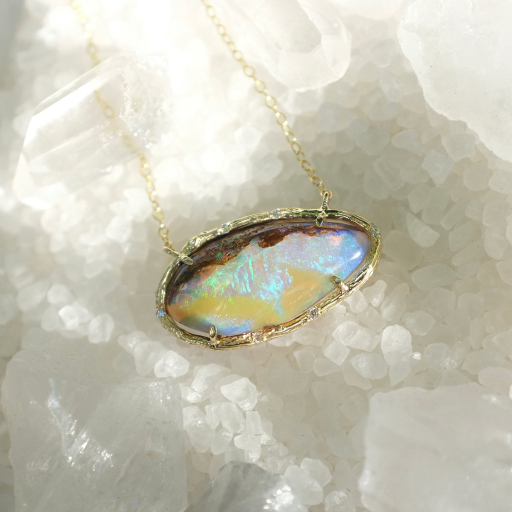 Sky Opal Necklace