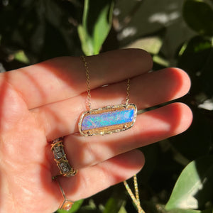 Stardust Opal Necklace