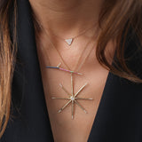 SEA STAR NECKLACE ON MODEL
