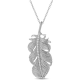 Large Feather Necklace