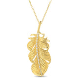 Large Feather Necklace