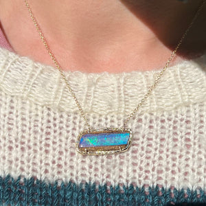 Stardust Opal Necklace
