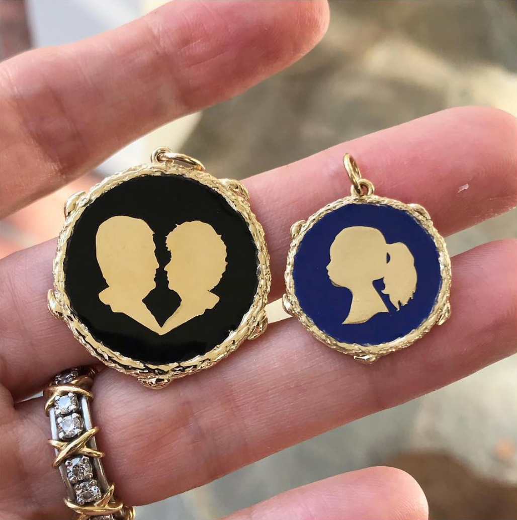 Custom hot sale cameo necklace